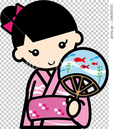 浴衣姿の女の子 20680505