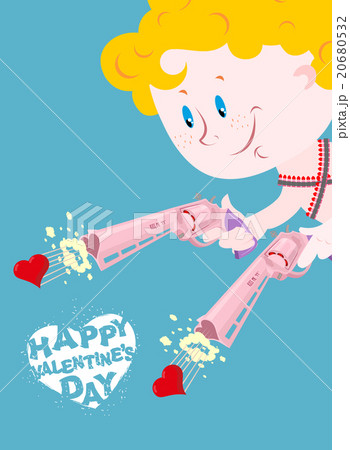 Valentine. Happy Valentines day. Cupid and Colt. Valentine. Happy Valentines day. Cupid and Colt. 20680532