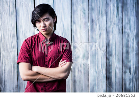 Portrait of hipster businessman 20681552