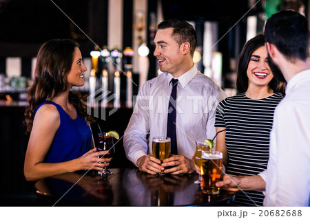 Friends talking and having a drink 20682688