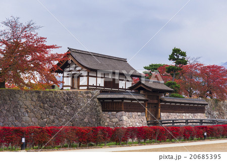 松代城と太鼓橋 20685395