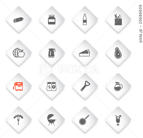 Food and kitchen simply icons 20686609