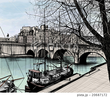 Paris - Ile de la cite - Pont neuf 20687172