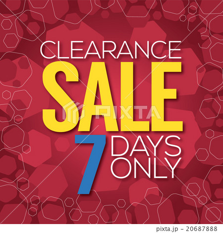 Clearance Sale Background Vector Illustration. 20687888