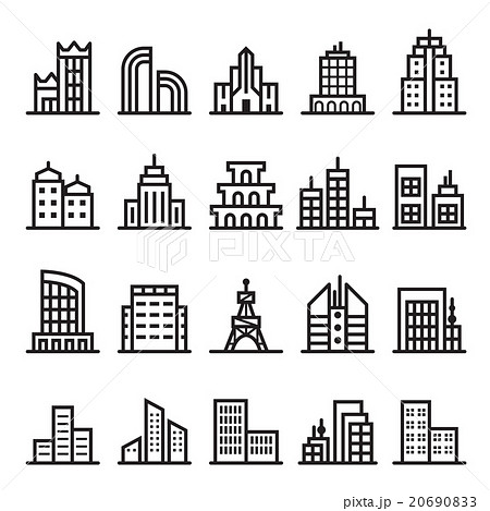 building icons building icons 20690833