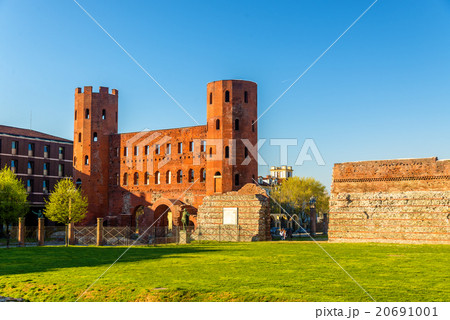 Porta Palatina, a Roman gate in Turin - Italy 20691001