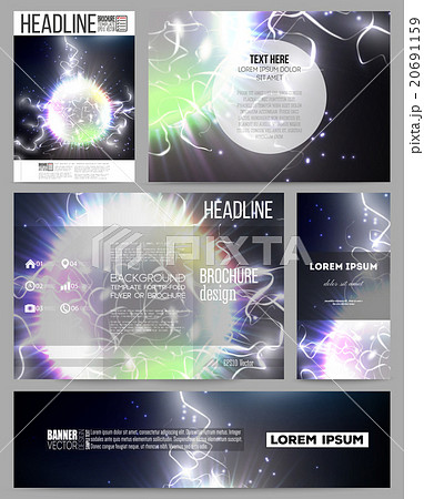 Set of business templates for presentation 20691159