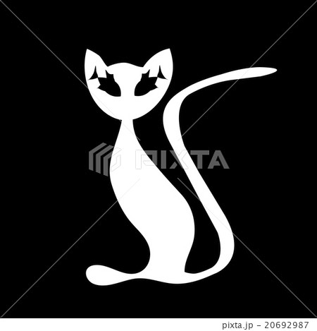 Sly cat loves fish. In eyes his dreams. Sly cat loves fish. In eyes his dreams. 20692987