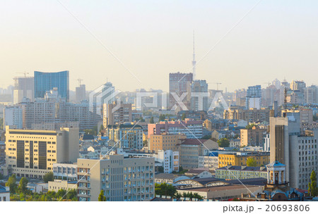 Kiev cityscape at sunset, Ukraine Kiev cityscape at sunset, Ukraine 20693806