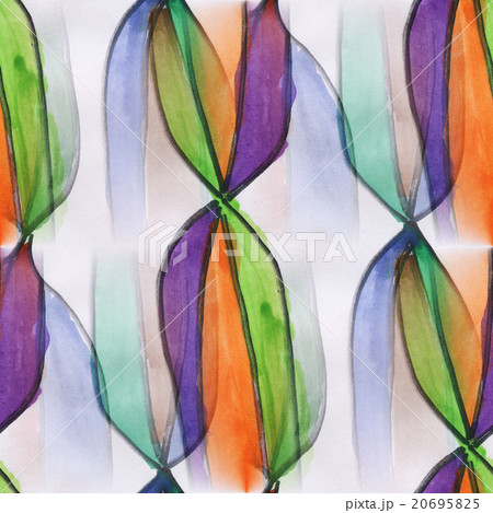 art orange purple green ornament seamless art orange purple green ornament seamless 20695825