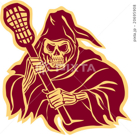Grim Reaper Lacrosse Defense Pole Retro 20695908