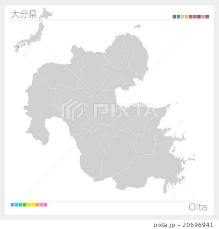 大分県の地図 大分県の地図 20696941