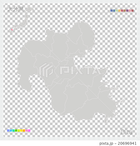 大分県の地図 大分県の地図 20696941
