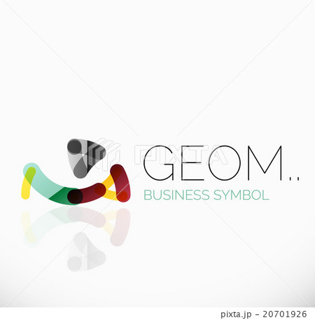 Logo, linear abstract geometric icon 20701926