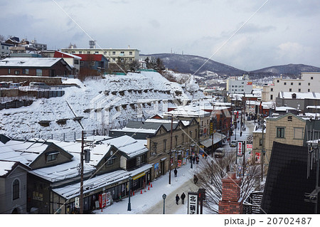 冬の小樽 堺町通り 冬の小樽 堺町通り 20702487
