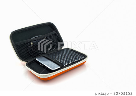 External hard drive carrying case. 20703152