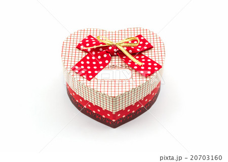 Gift box shaped heart. 20703160