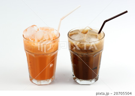 Thai Ice Tea milk and Ice Coffee 20705504