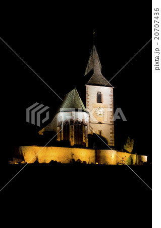 Hunawihr at night, Alsace, France Hunawihr at night, Alsace, France 20707436