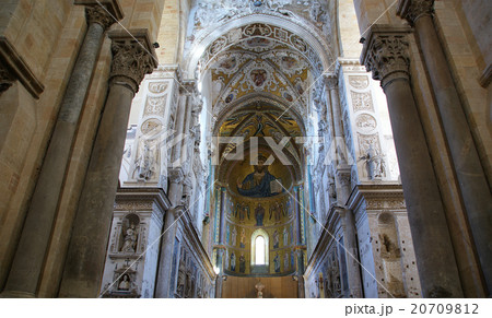 The Christ Pantokrator. Cathedral of Cefalu 20709812