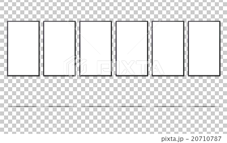 advertisement display on white background 20710787