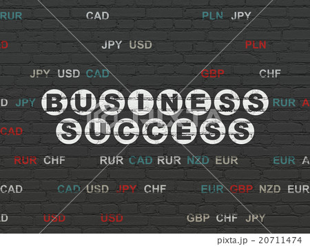 Finance concept: Business Success on wall Finance concept: Business Success on wall 20711474
