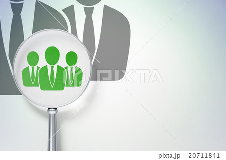 Marketing concept: Business People with optical Marketing concept: Business People with optical 20711841