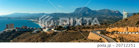 Panoramic view to the Benidorm city Panoramic view to the Benidorm city 20712251