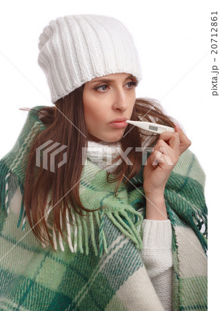 Young sick woman Young sick woman 20712861