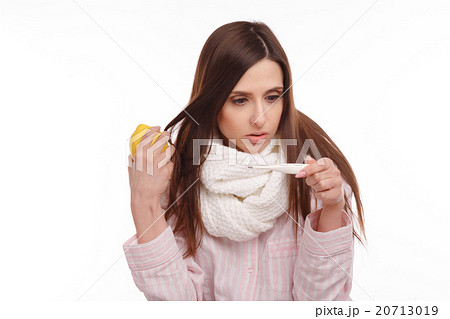 Young sick woman Young sick woman 20713019