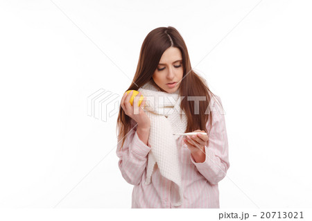 Young sick woman  20713021