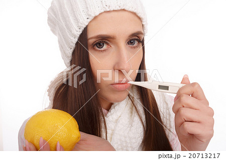 Young sick woman Young sick woman 20713217