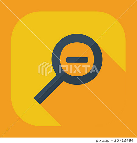 Flat modern design with shadow icon player 20713494