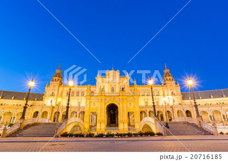 Facade of espana Plaza Seville 20716185