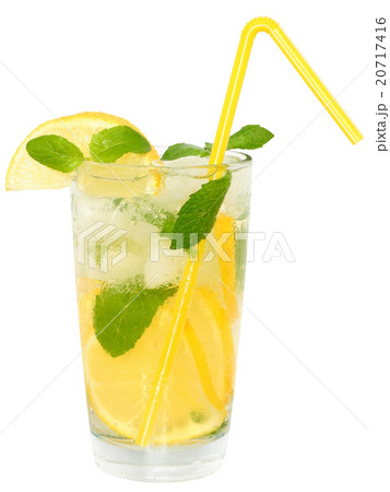 Lemonade with ice cubes Lemonade with ice cubes 20717416