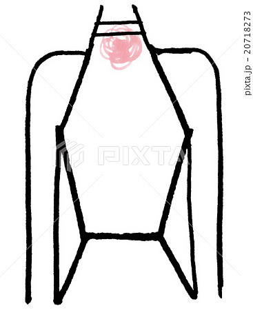 ウェディングドレスの袖の種類のイラスト素材 7173