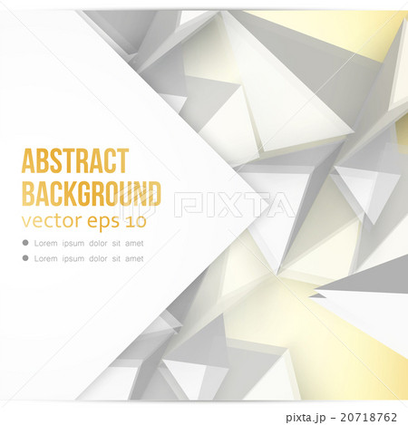 Vector background abstract polygon triangle. 20718762