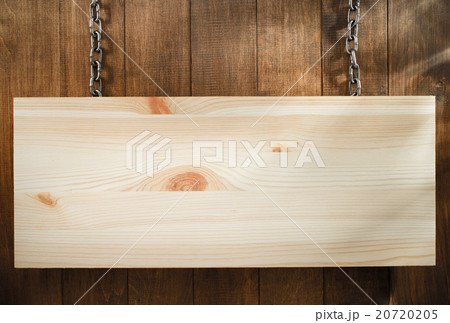 hanging signboard board on wood 20720205