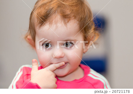 Happy cute little girl 20721178