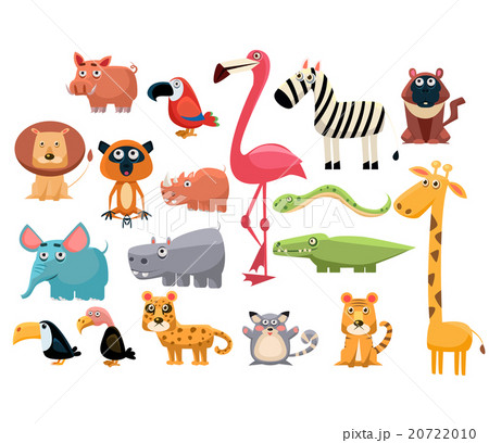 African Animals. Vector Illustration Set African Animals. Vector Illustration Set 20722010