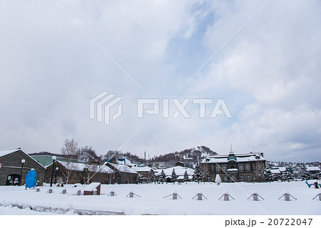 小樽運河 雪景色の旧日本郵船小樽支店 小樽運河 雪景色の旧日本郵船小樽支店 20722047