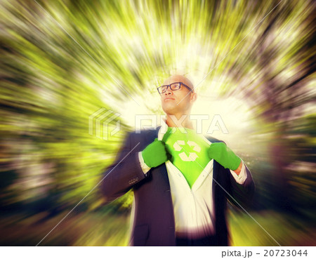 Conservative Businessman Recycle Ecology Saving Concept 20723044