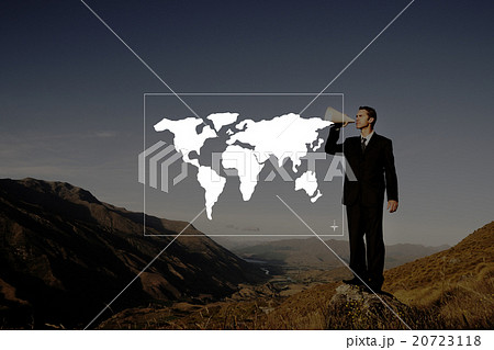 Global World Cartography Business International Concept 20723118