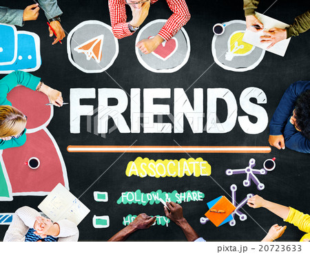 Friends Group People Social Media Loyalty Concept Friends Group People Social Media Loyalty Concept 20723633