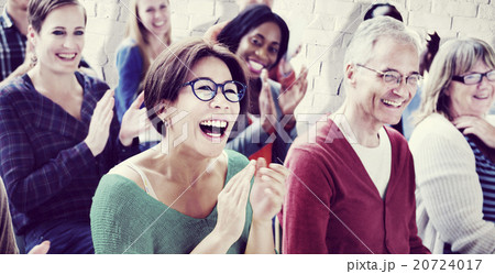Audience Applaud Clapping Happines Appreciation Training Concept 20724017