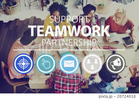 Teamwork Support Partnership Collaboration Unity Concept 20724018