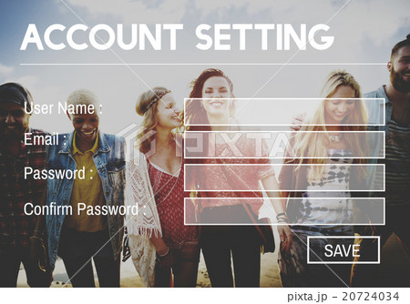 Account Setting Registration Password Log In Privacy Concept Account Setting Registration Password Log In Privacy Concept 20724034