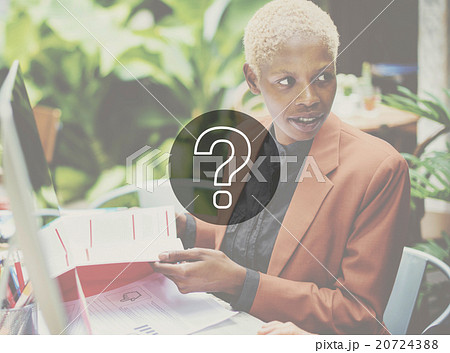Question Mark Icon Solving Problem Solution Concept 20724388