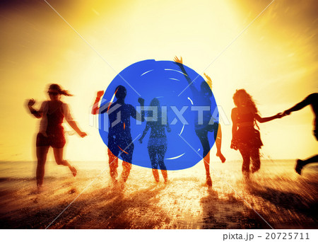 Vacation Summer Holidays Blue Marker COncept 20725711