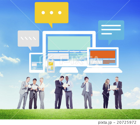Responsive Design Internet Communication Technology Concept 20725972